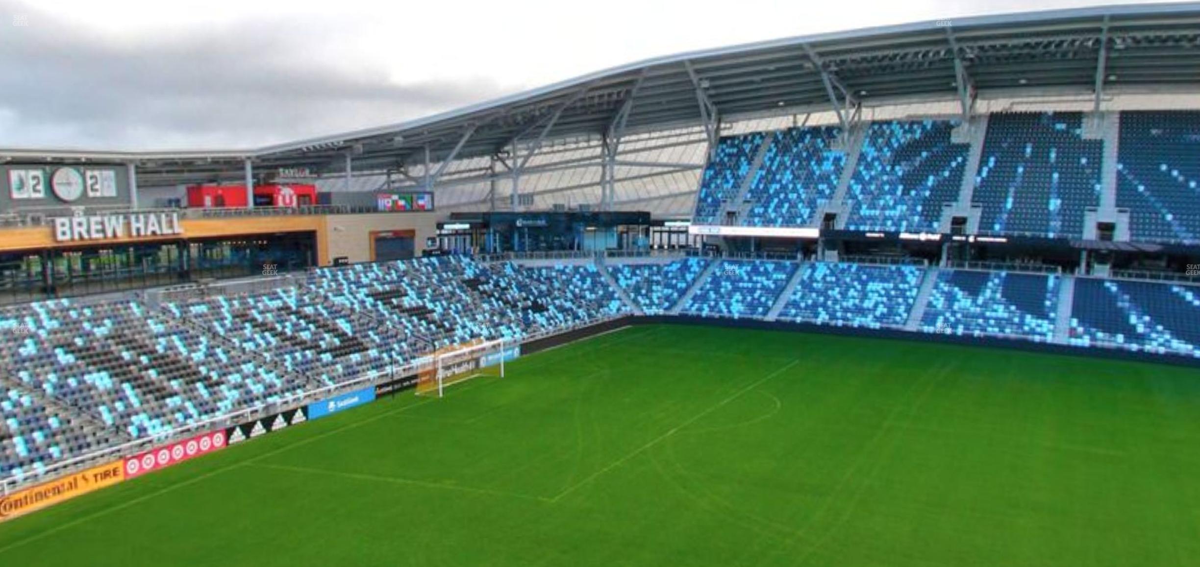 Seating view for Allianz Field Section 134