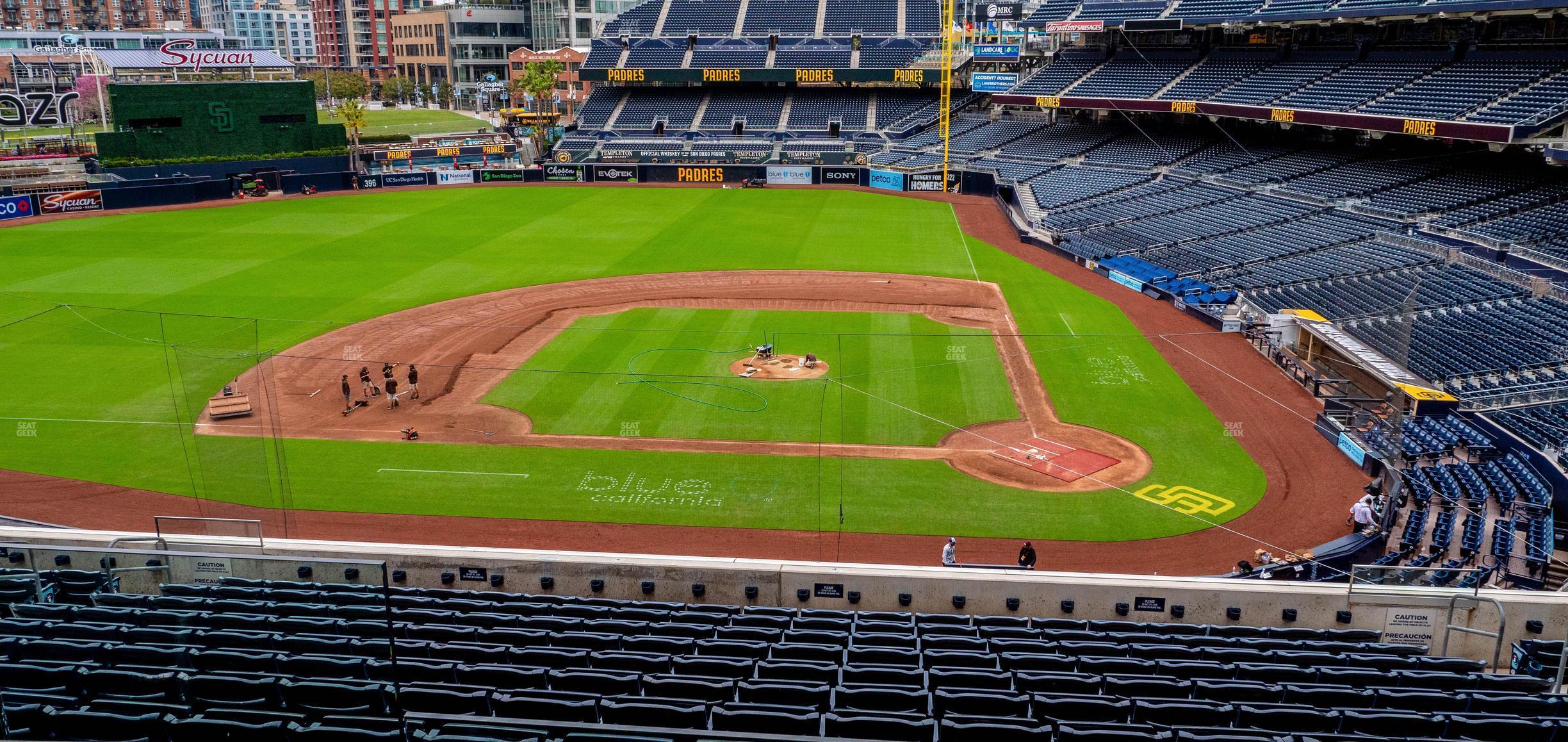 Seating view for Petco Park Section The Coronado Club 206