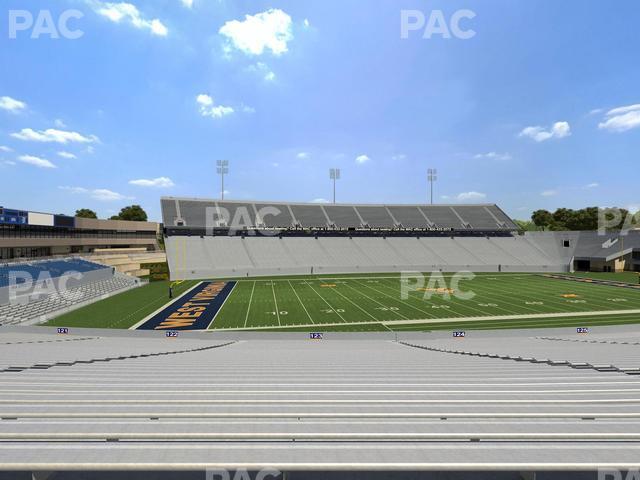 Seating view for Mountaineer Field at Milan Puskar Stadium Section 123