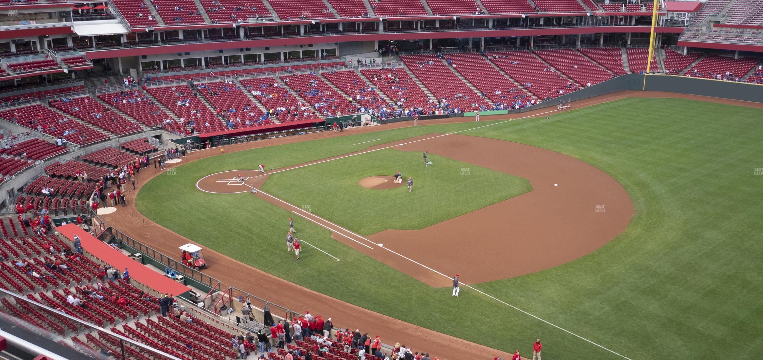 Seating view for Great American Ball Park Section 434