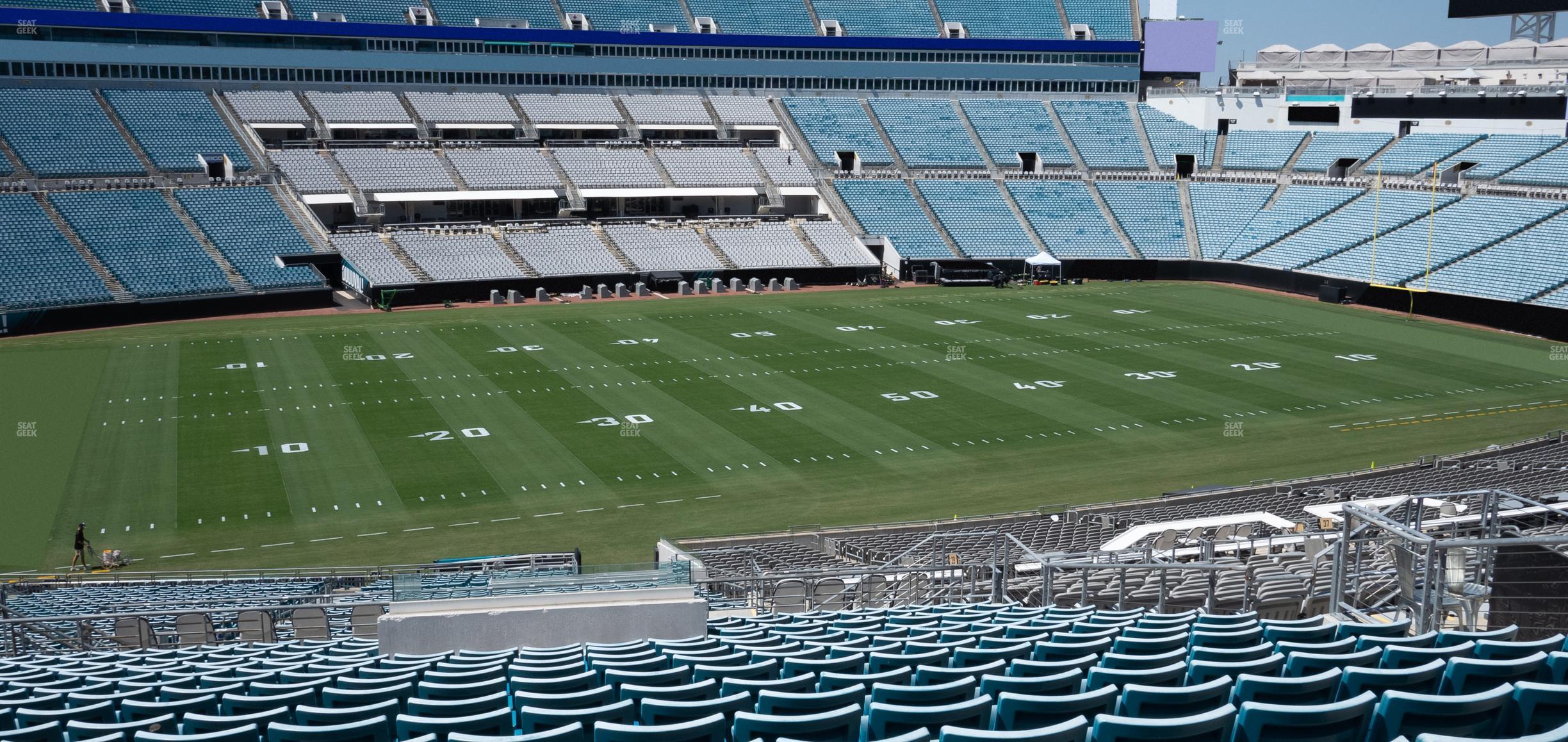 Seating view for EverBank Stadium Section 240