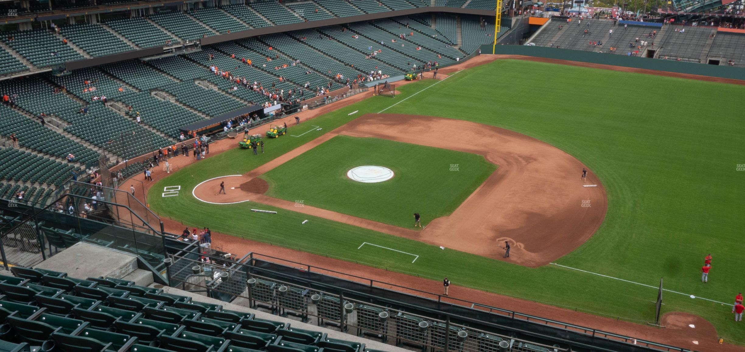 Seating view for Oracle Park Section View Reserved 305