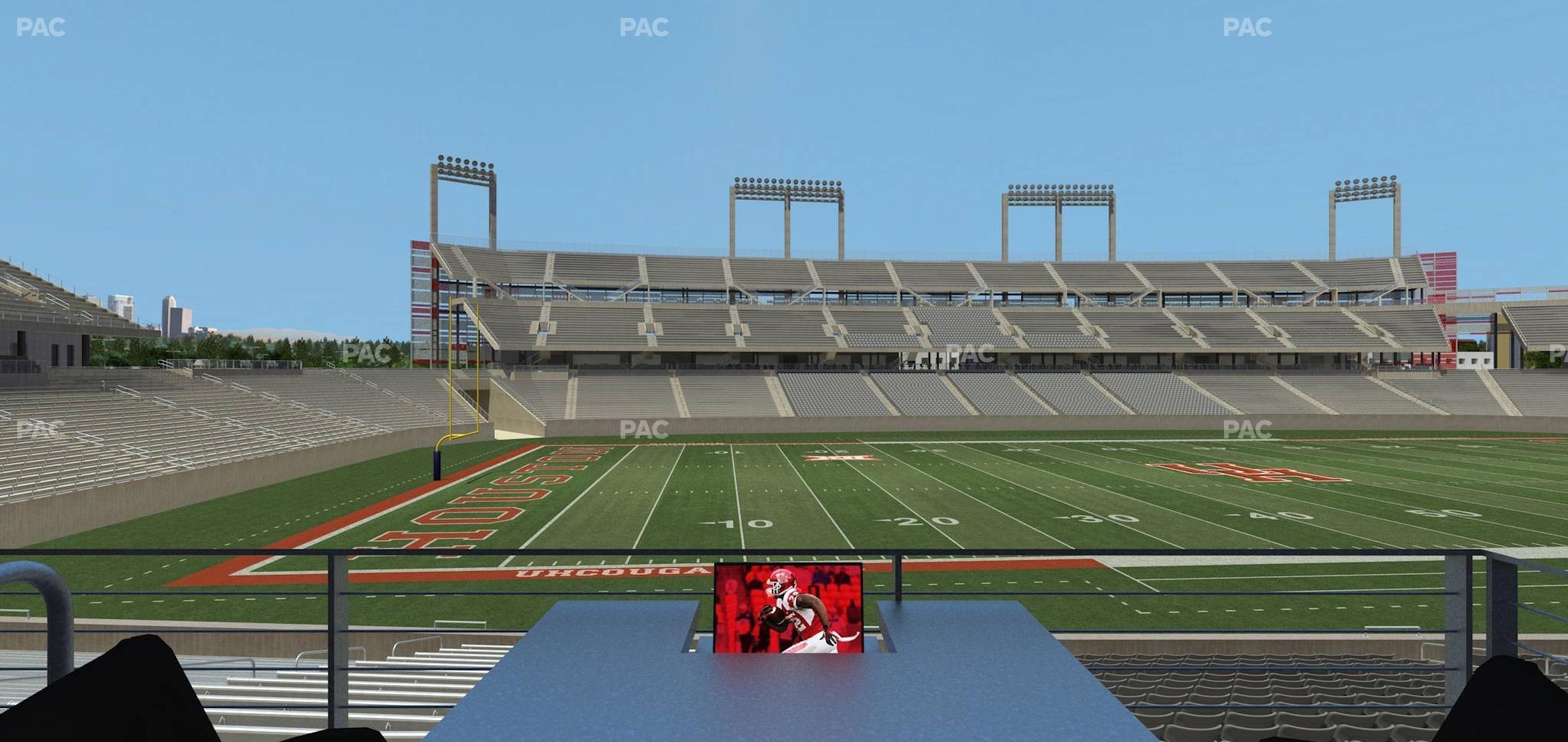 Seating view for TDECU Stadium Section Loge Box 21