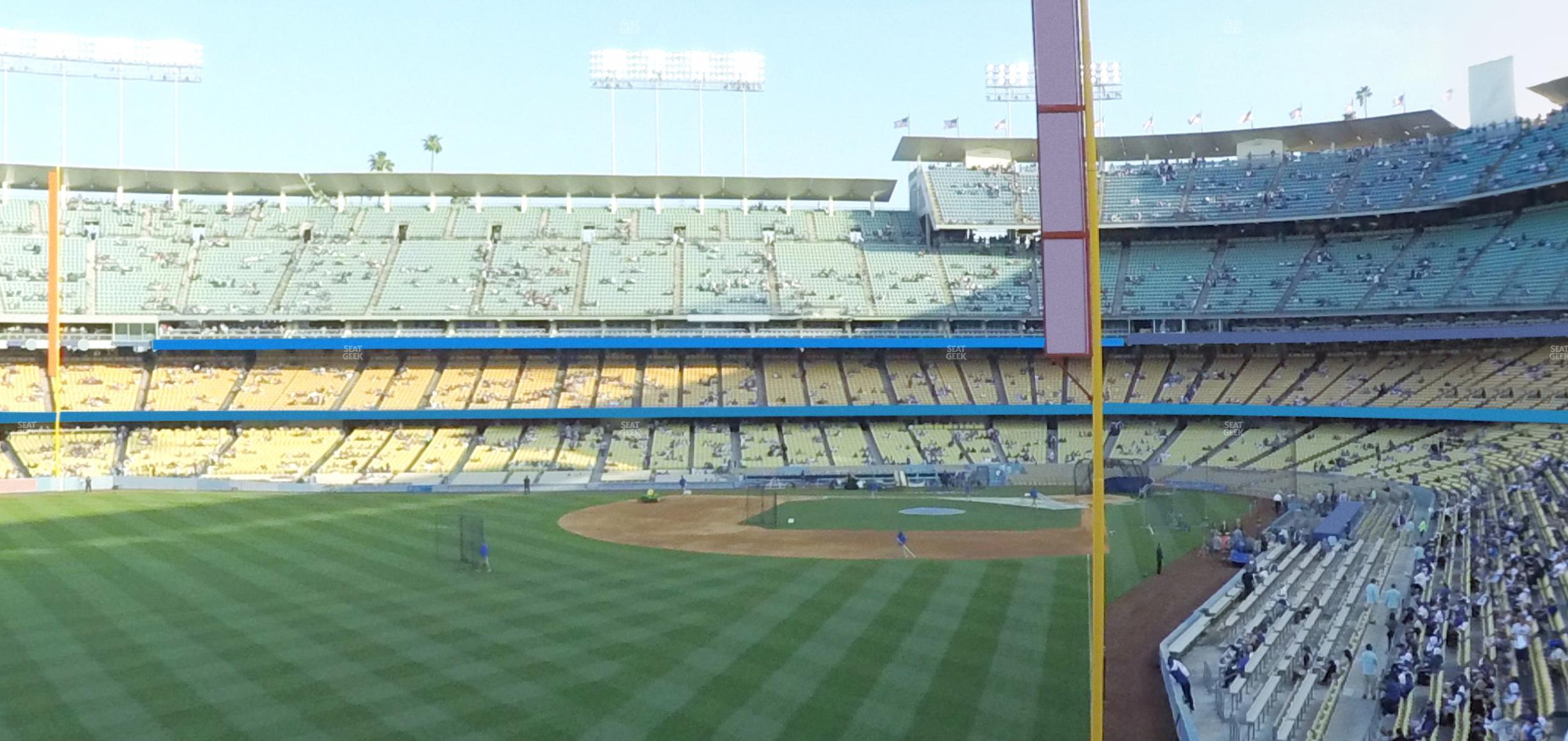 Seating view for Dodger Stadium Section 167 Lg