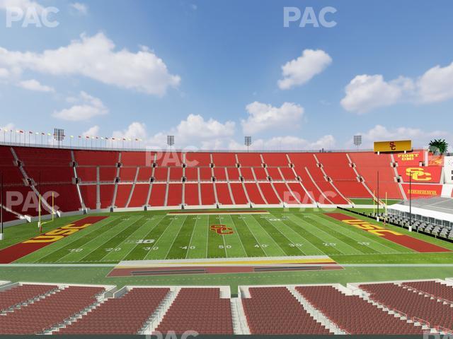 Seating view for Los Angeles Memorial Coliseum Section Founders Suite 307