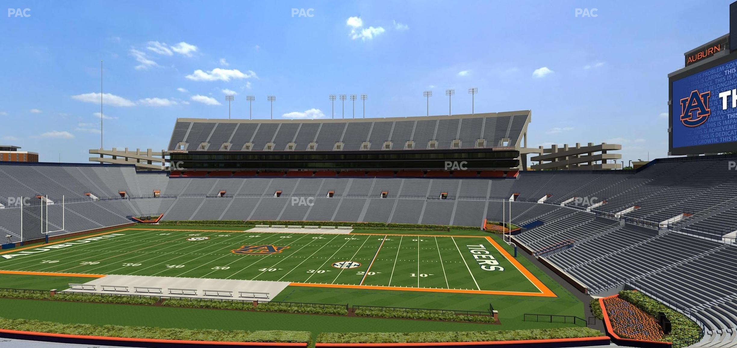 Seating view for Jordan-Hare Stadium Section 9