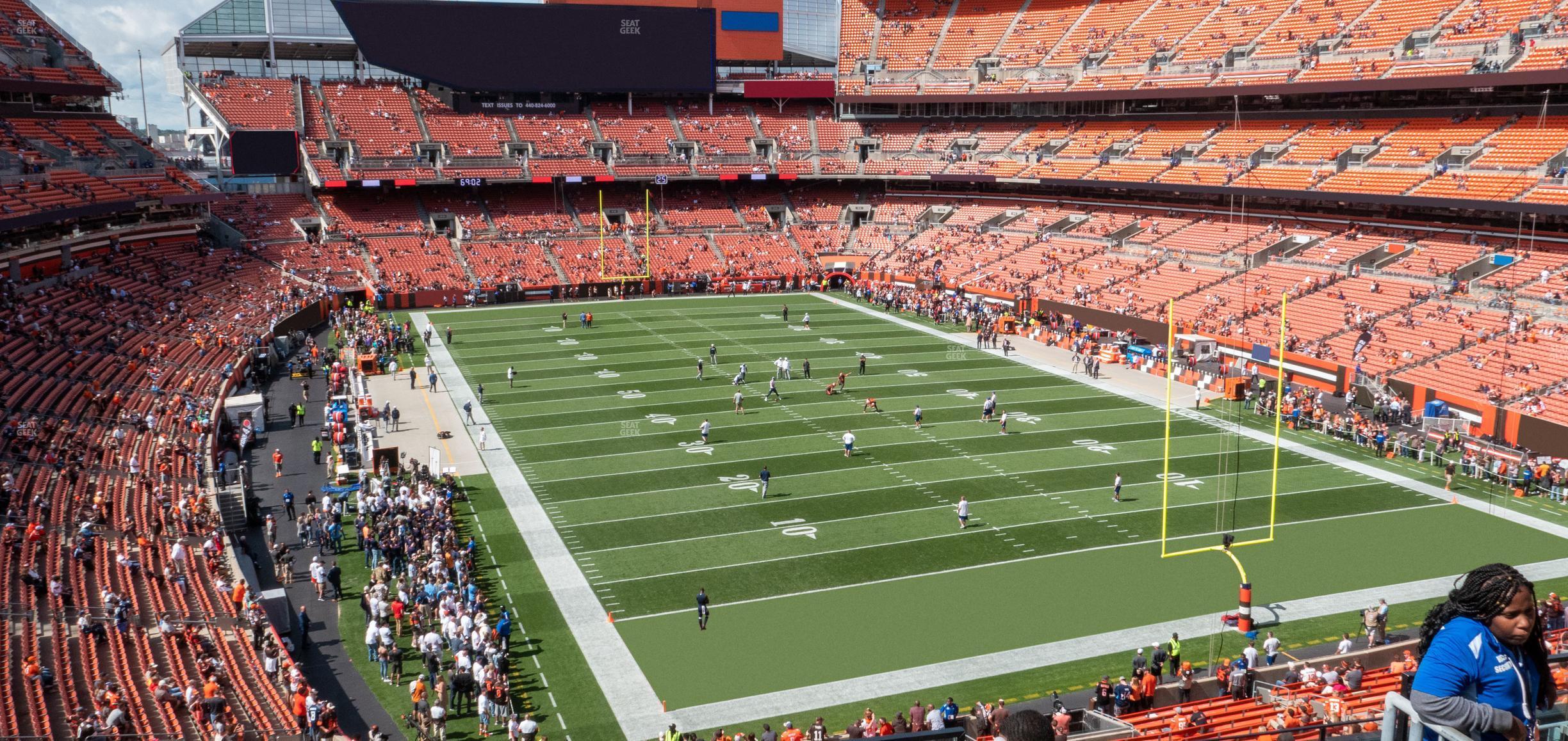 Seating view for Huntington Bank Field Section 317 A