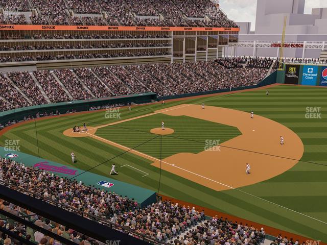 Seating view for Progressive Field Section Suite 315