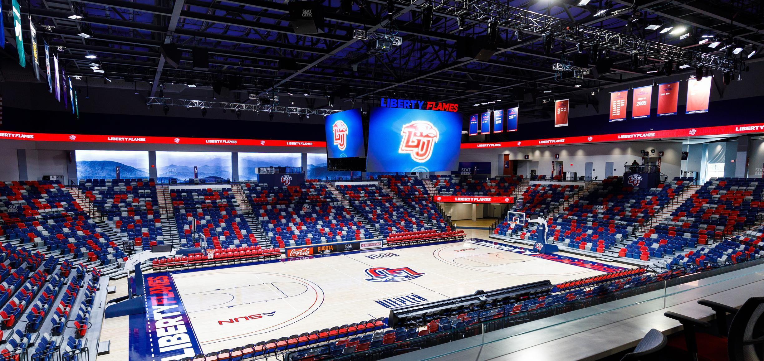 Seating view for Liberty Arena Section Loge Box 10