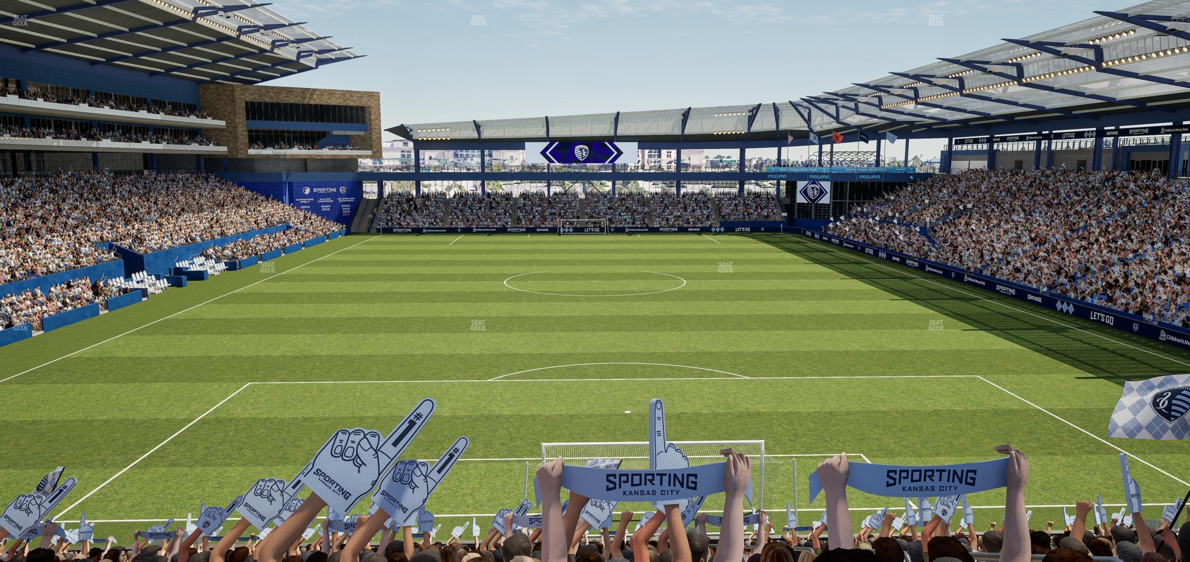 Seating view for Children's Mercy Park Section Premier Terrace Tables South