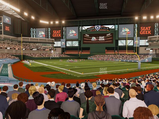 Seating view for Chase Field Section 121