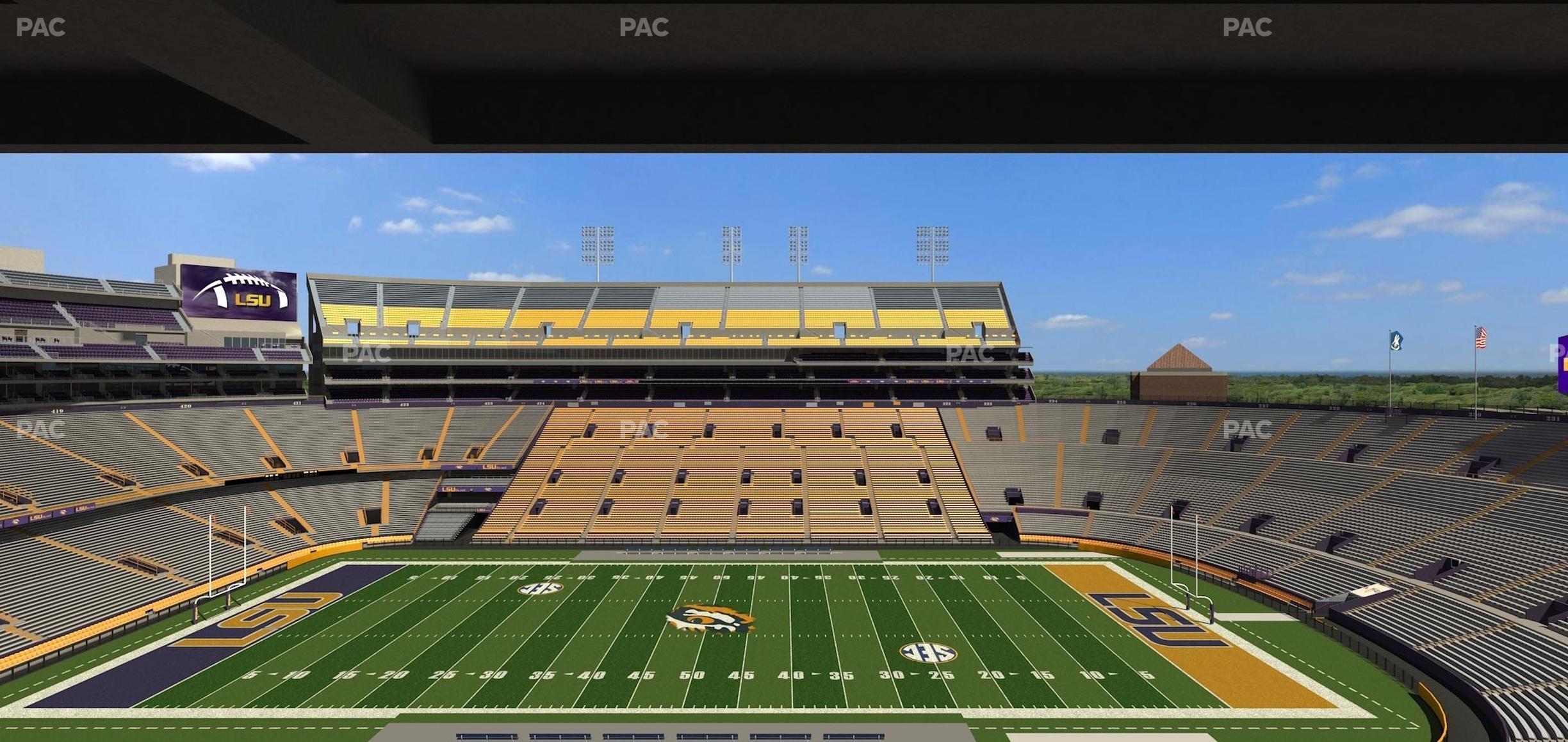 Seating view for Tiger Stadium Section Suite 212