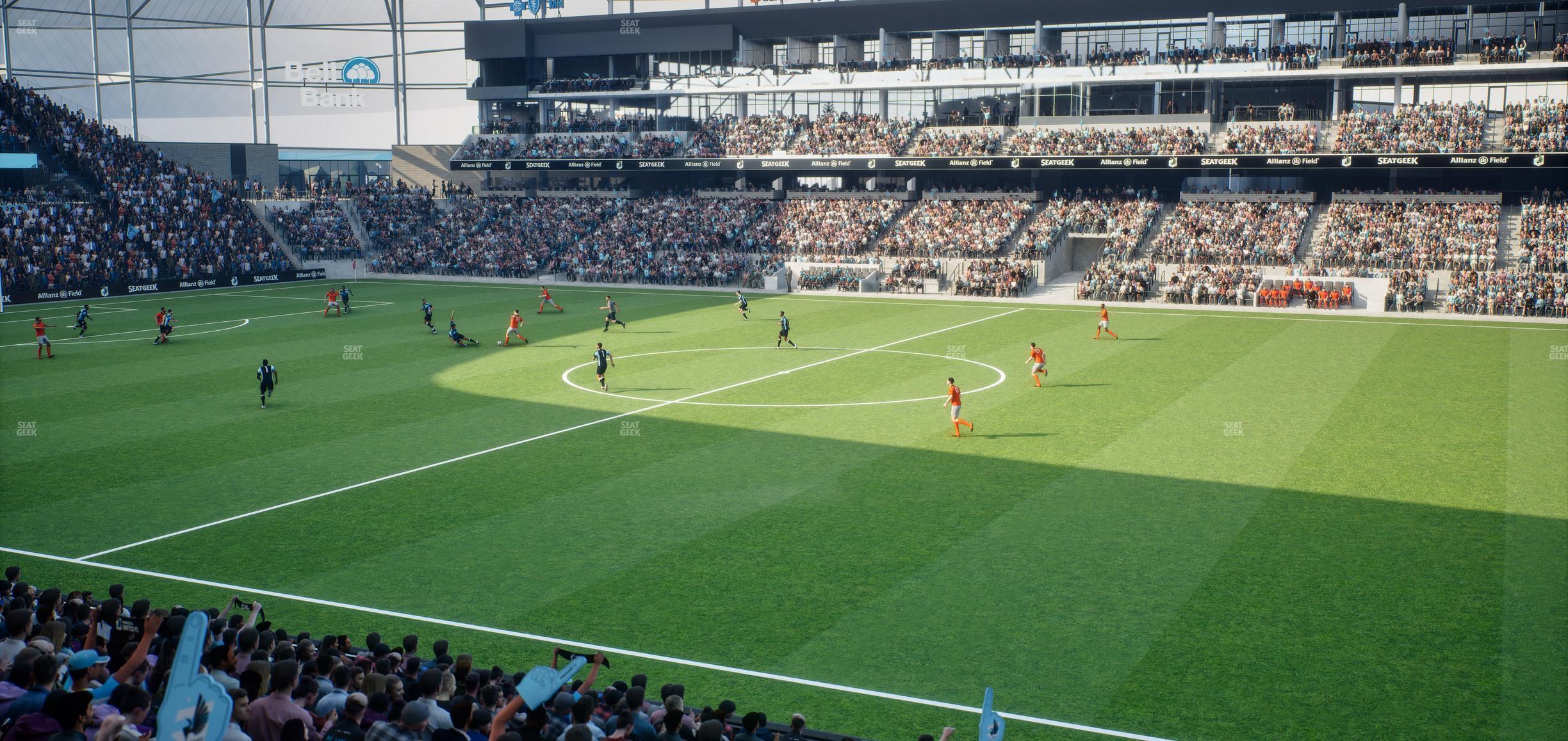 Seating view for Allianz Field Section 11