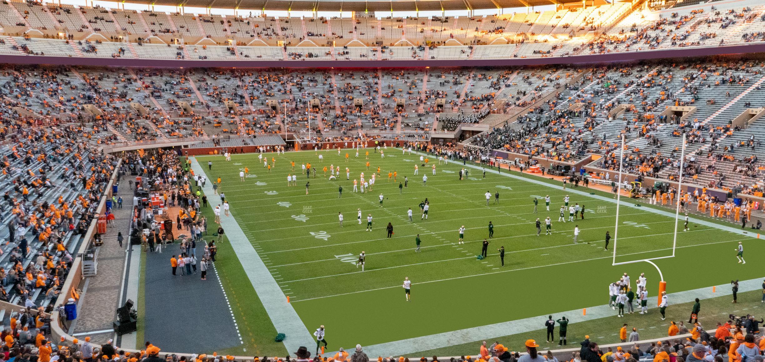 Seating view for Neyland Stadium Section O