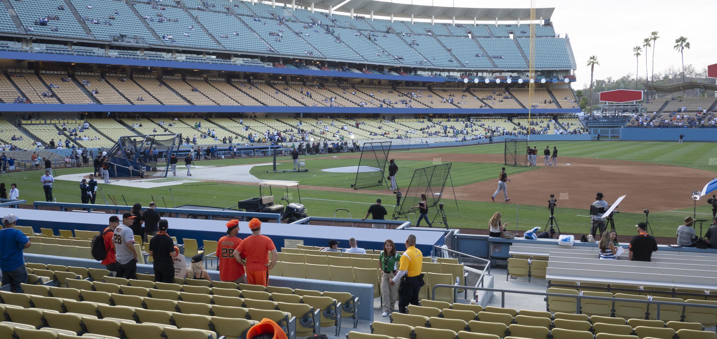 Seating view for Dodger Stadium Section 26 Fd