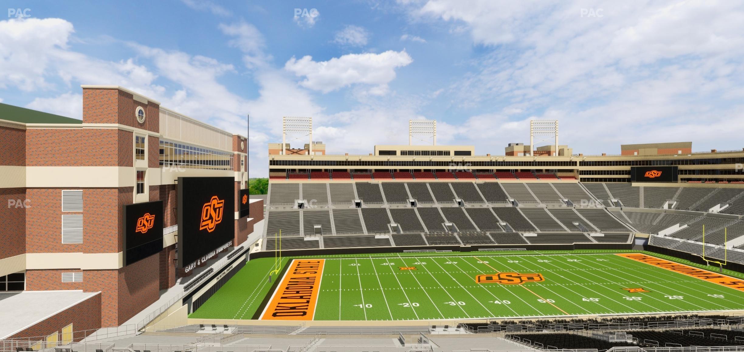 Seating view for Boone Pickens Stadium Section Club 562