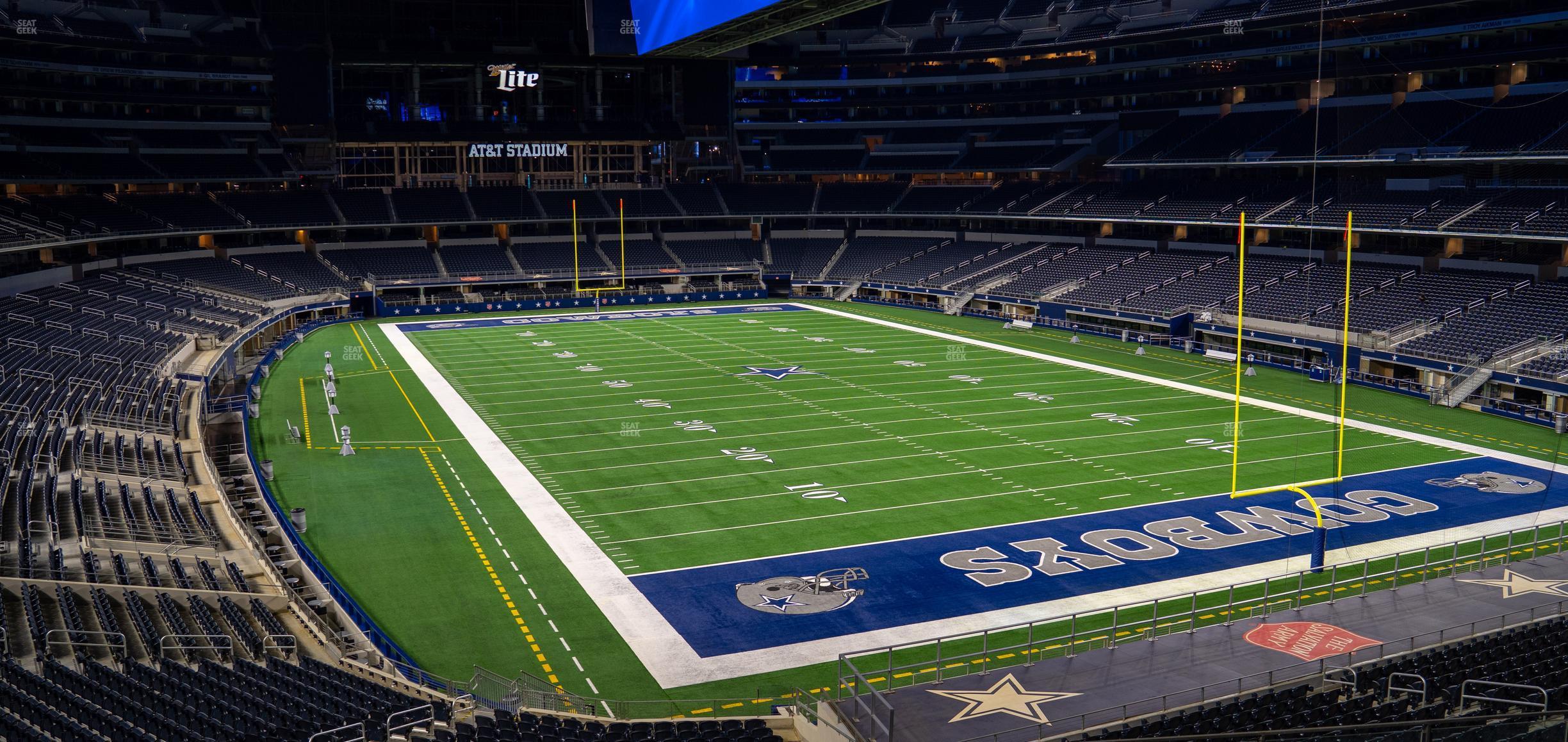 Seating view for AT&T Stadium Section 201