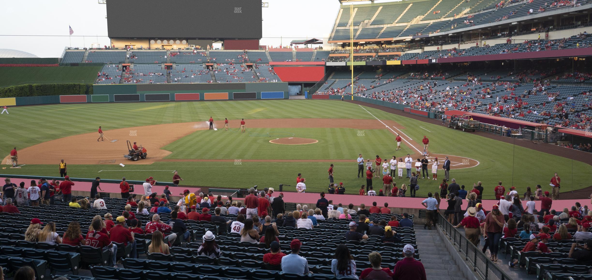 Seating view for Angel Stadium of Anaheim Section 212