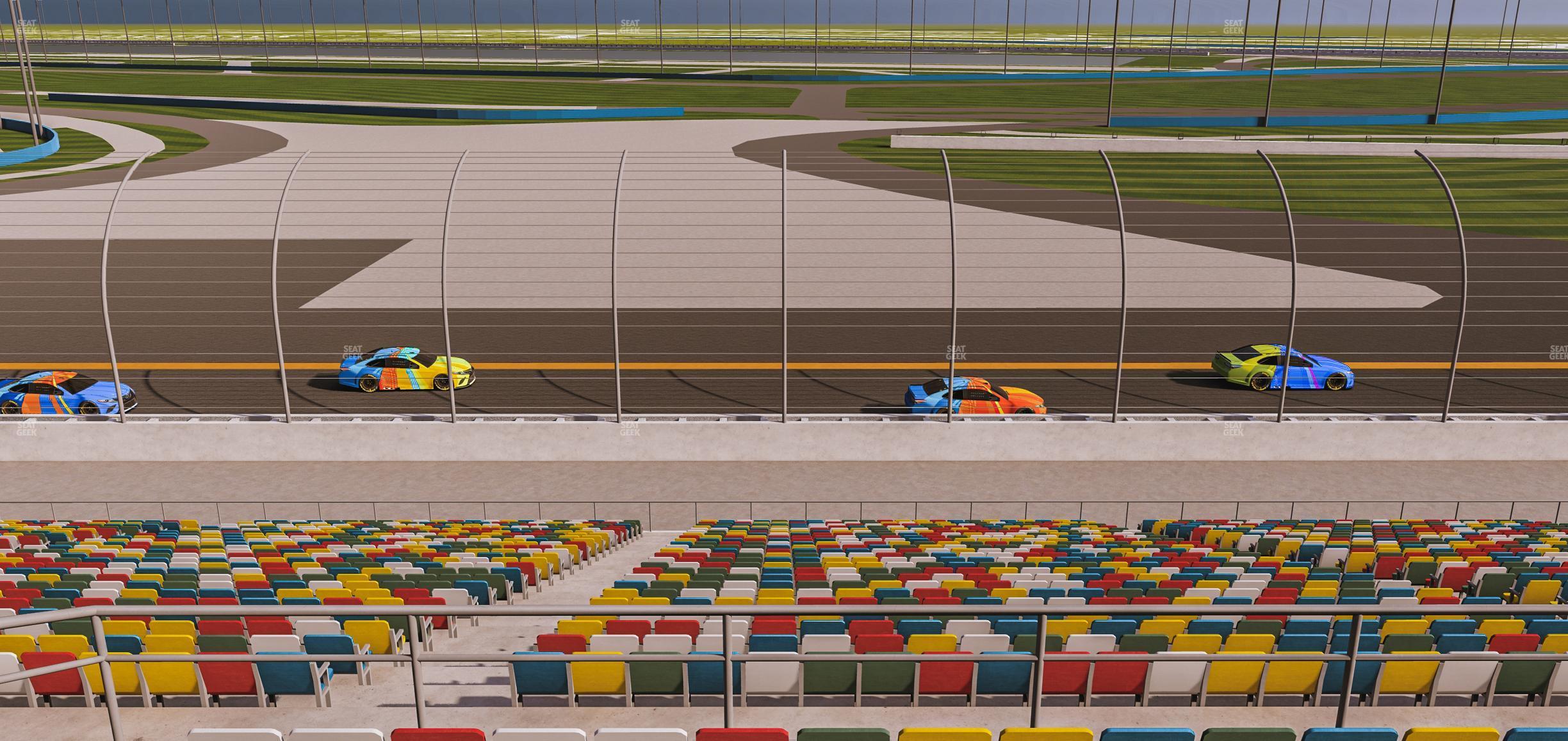 Seating view for Daytona International Speedway Section Back 182