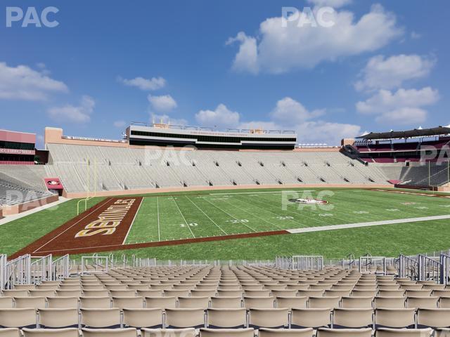 Seating view for Doak Campbell Stadium Section 36