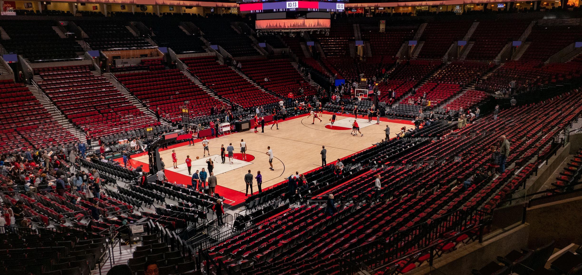 Seating view for Moda Center Section 220