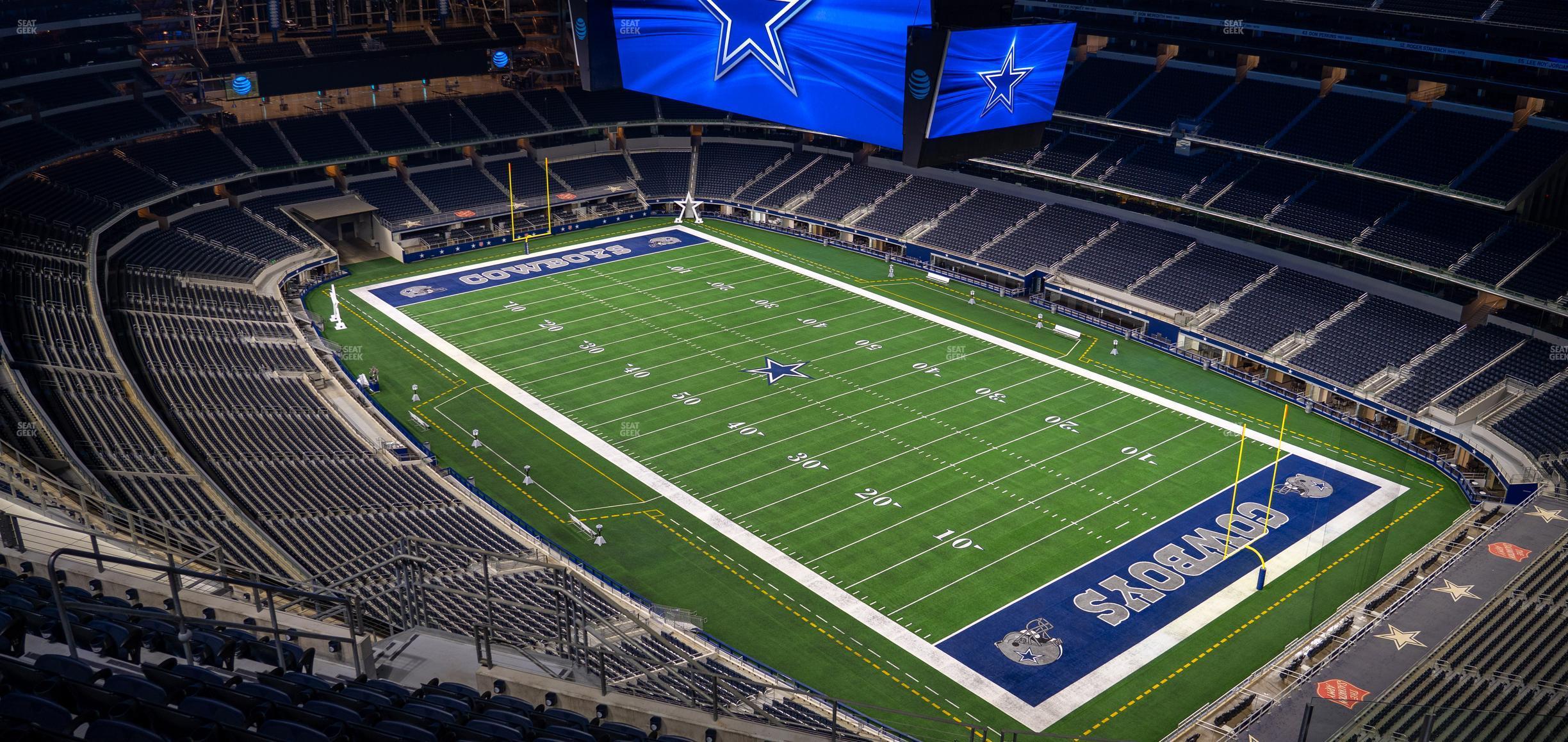 Seating view for AT&T Stadium Section 435