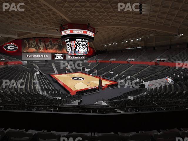 Seating view for Stegeman Coliseum Section Oo