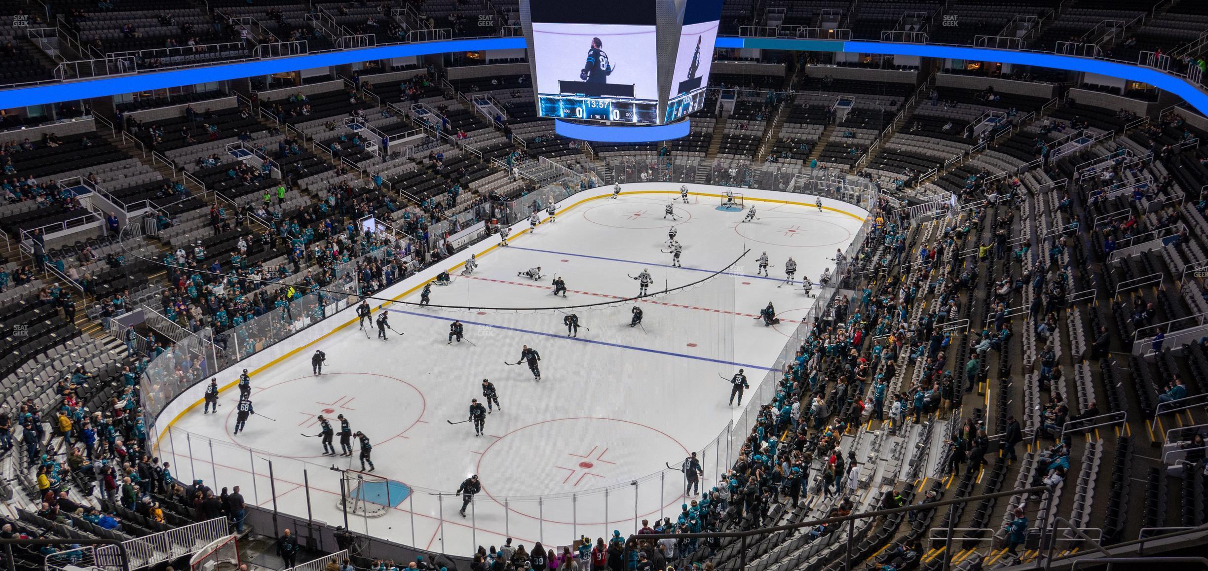 Seating view for SAP Center at San Jose Section 219