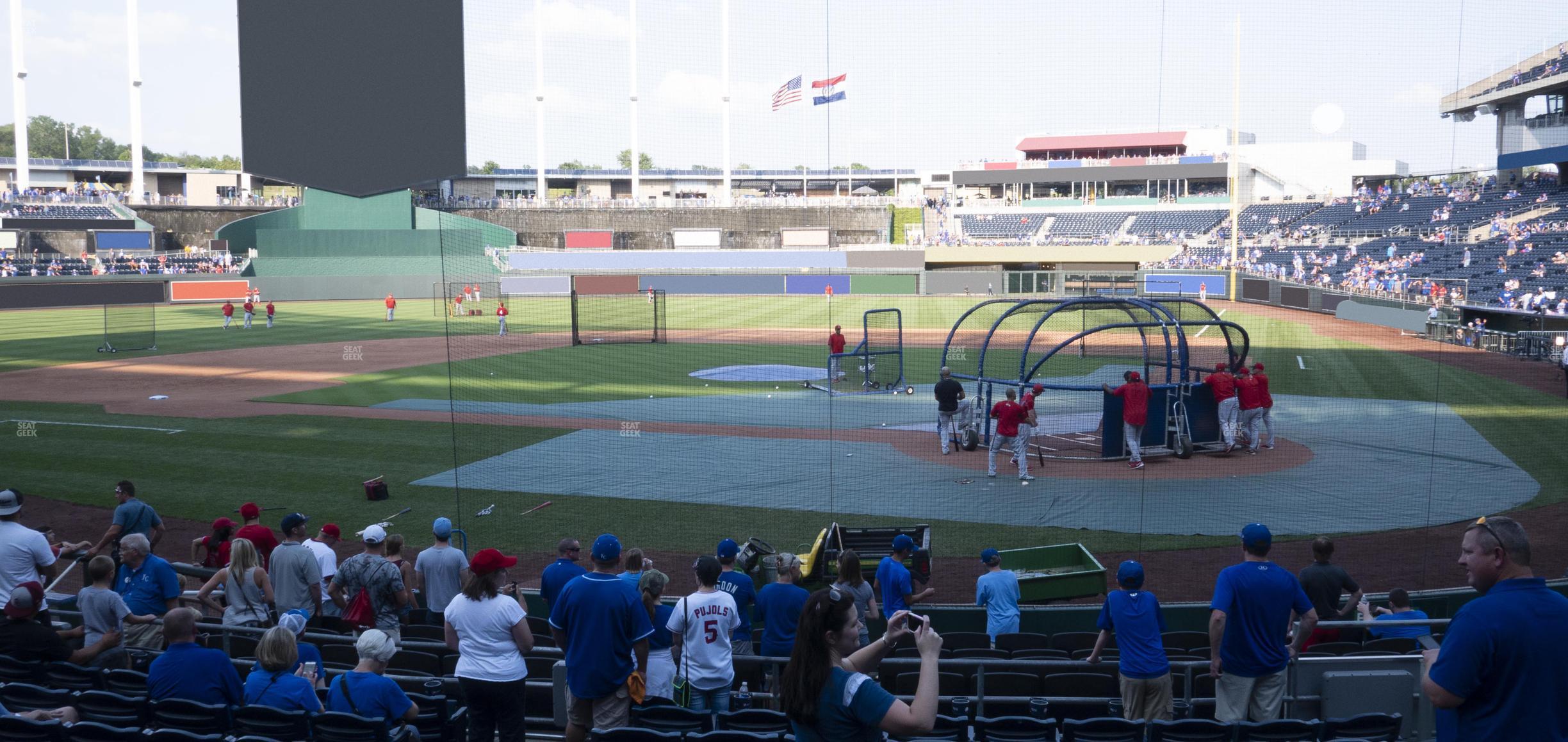 Seating view for Kauffman Stadium Section 125