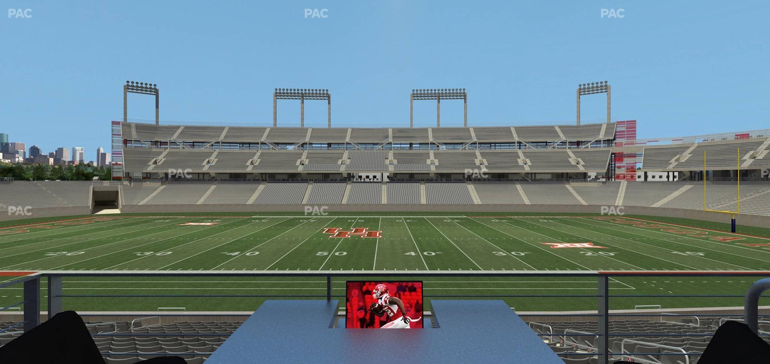 Seating view for TDECU Stadium Section Loge Box 12