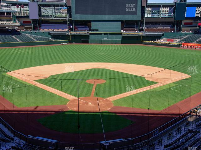 Seating view for Chase Field Section 210 D W