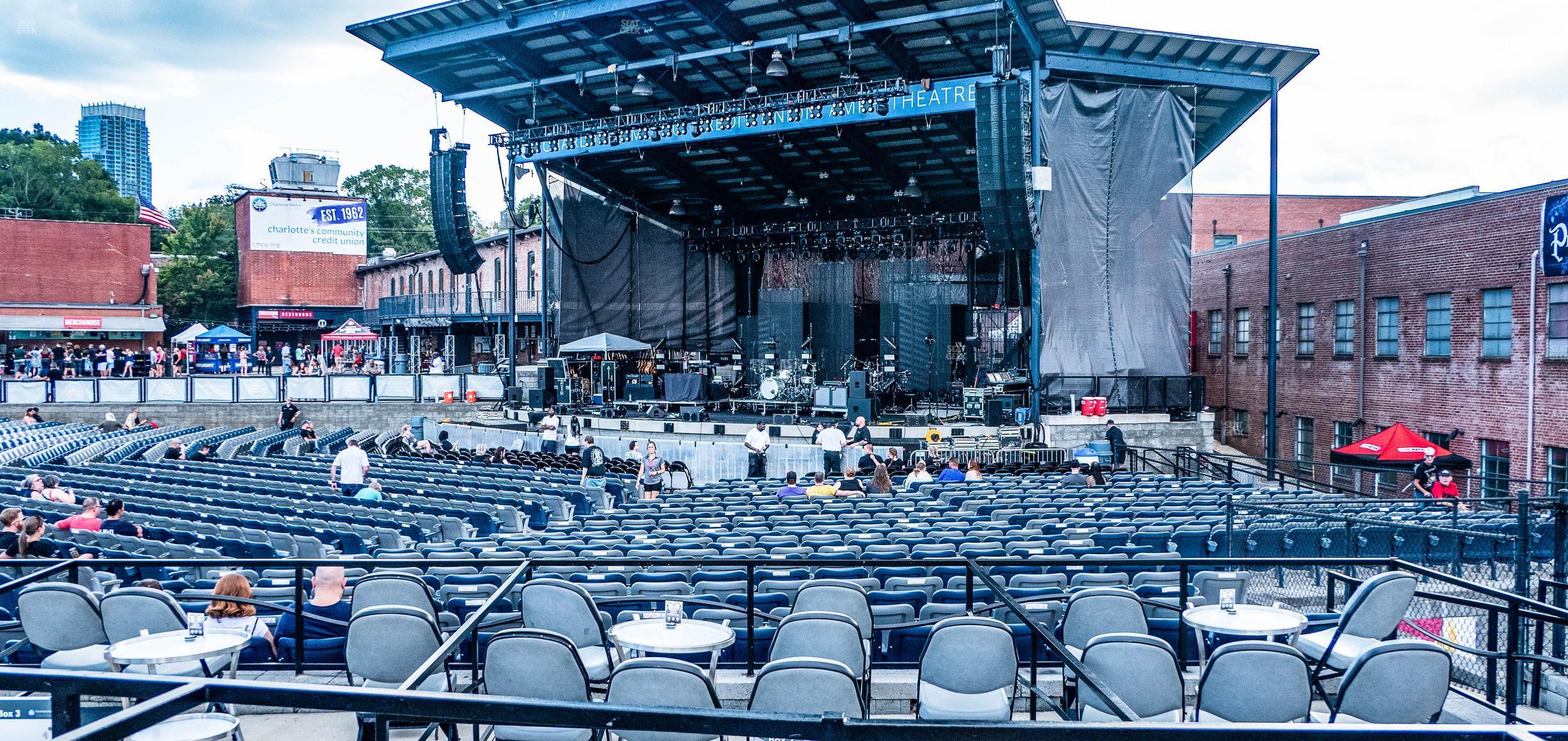 Seating view for Skyla Credit Union Amphitheatre Section Box 17