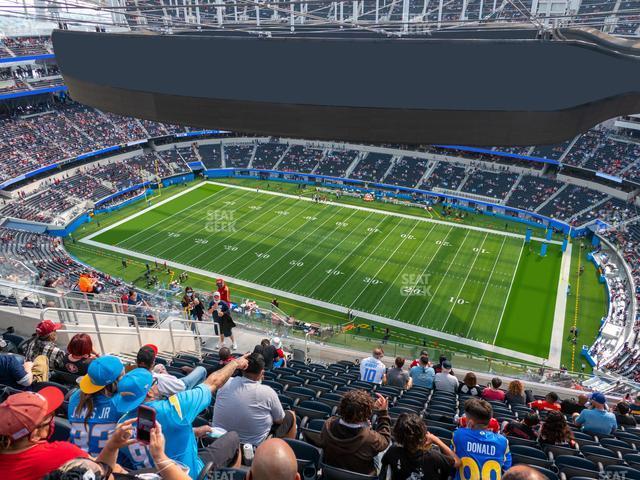 Seating view for SoFi Stadium Section 544