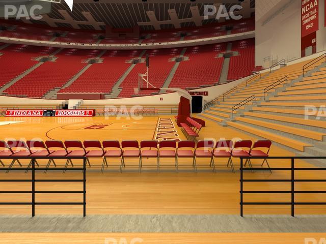 Seating view for Simon Skjodt Assembly Hall Section 8