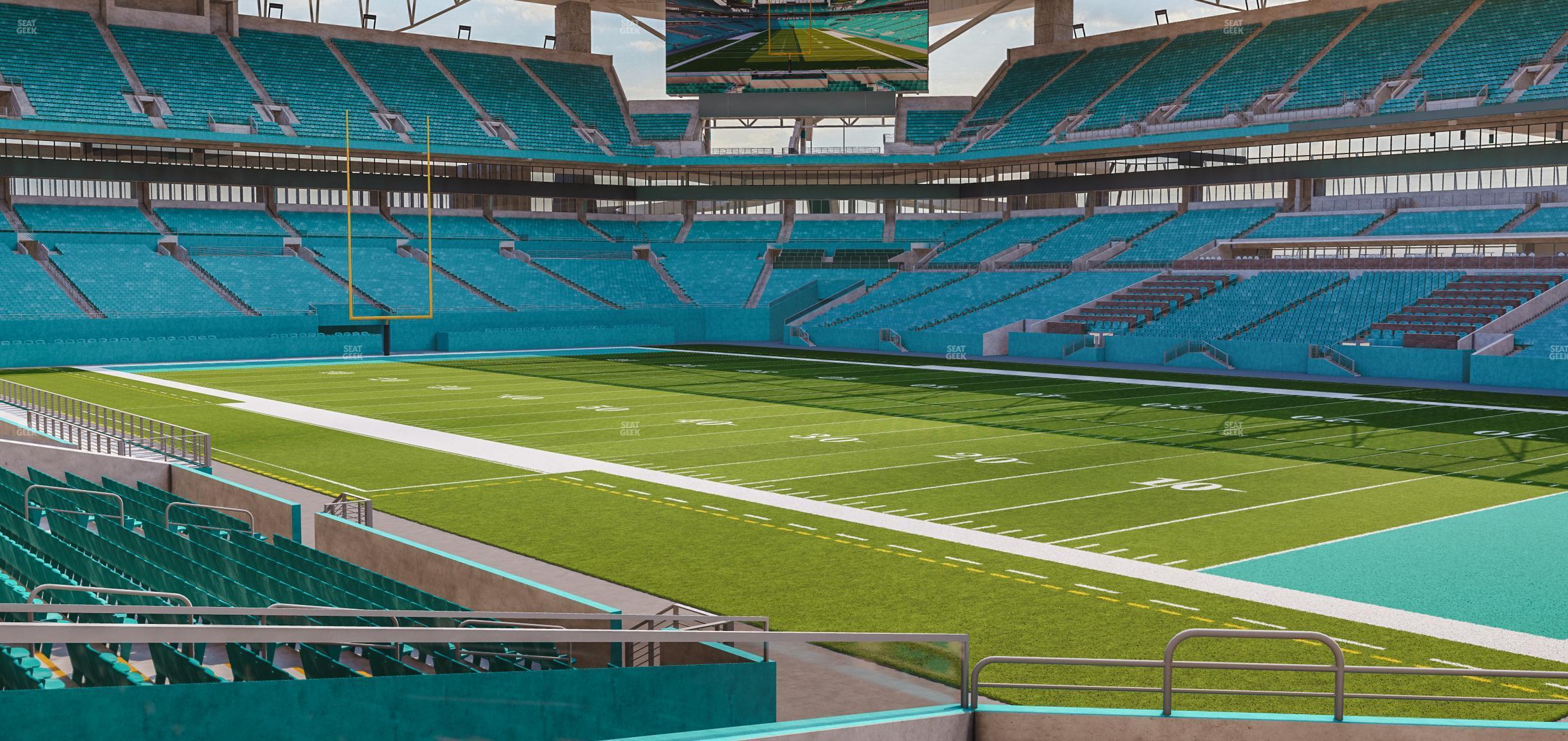 Seating view for Hard Rock Stadium Section 111