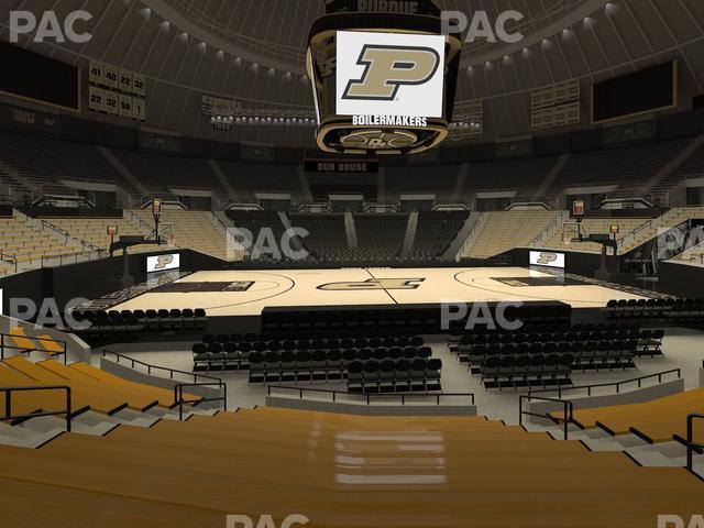 Seating view for Mackey Arena Section Lower 1