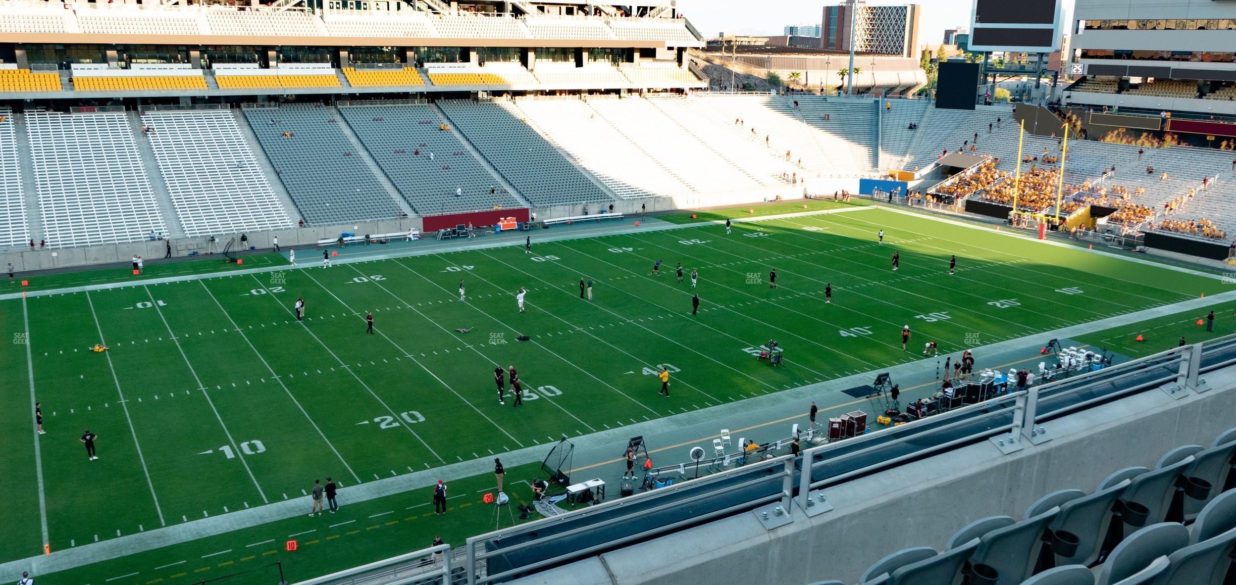 Seating view for Mountain America Stadium Section 207