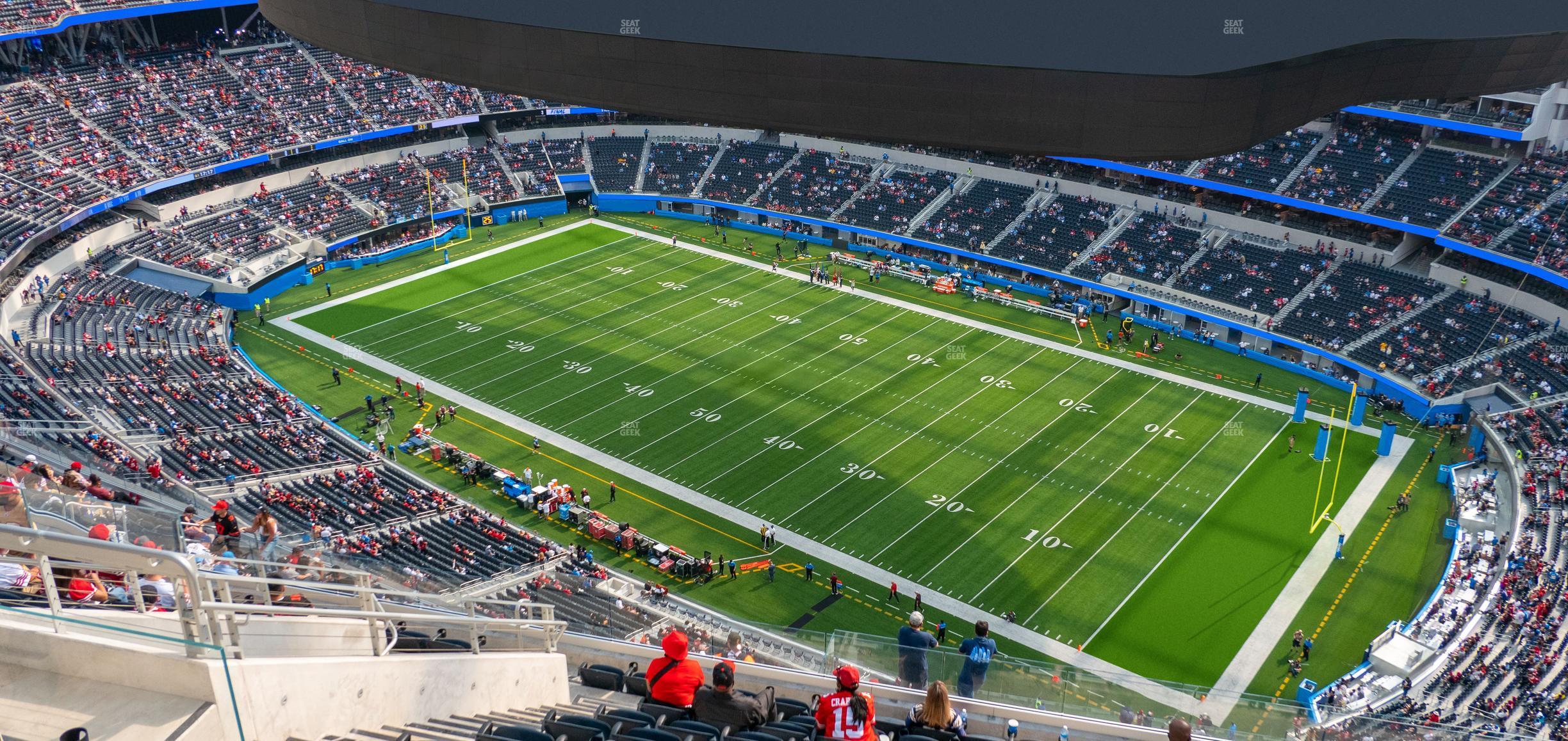 Seating view for SoFi Stadium Section 546