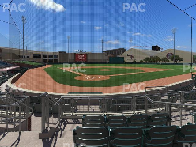 Seating view for Olsen Field at Blue Bell Park Section Stadium Club 106