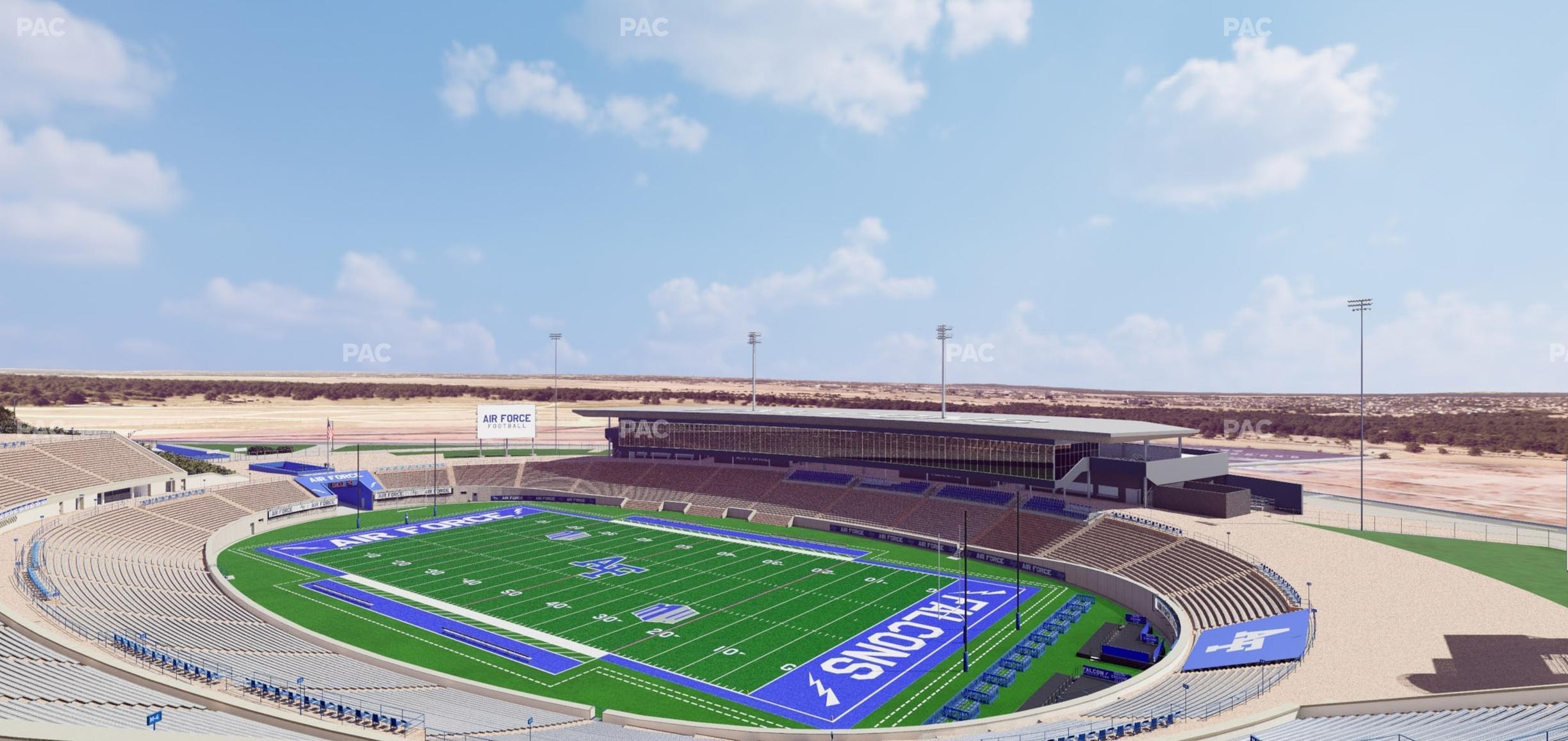 Seating view for Falcon Stadium Section U 1