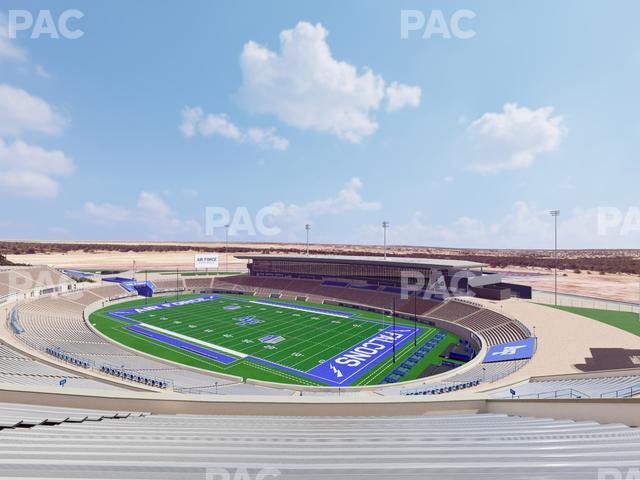 Seating view for Falcon Stadium Section U 1