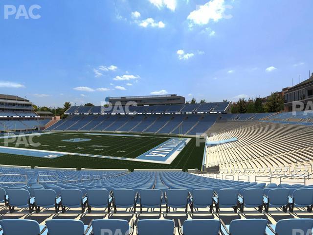 Seating view for Kenan Memorial Stadium Section 111