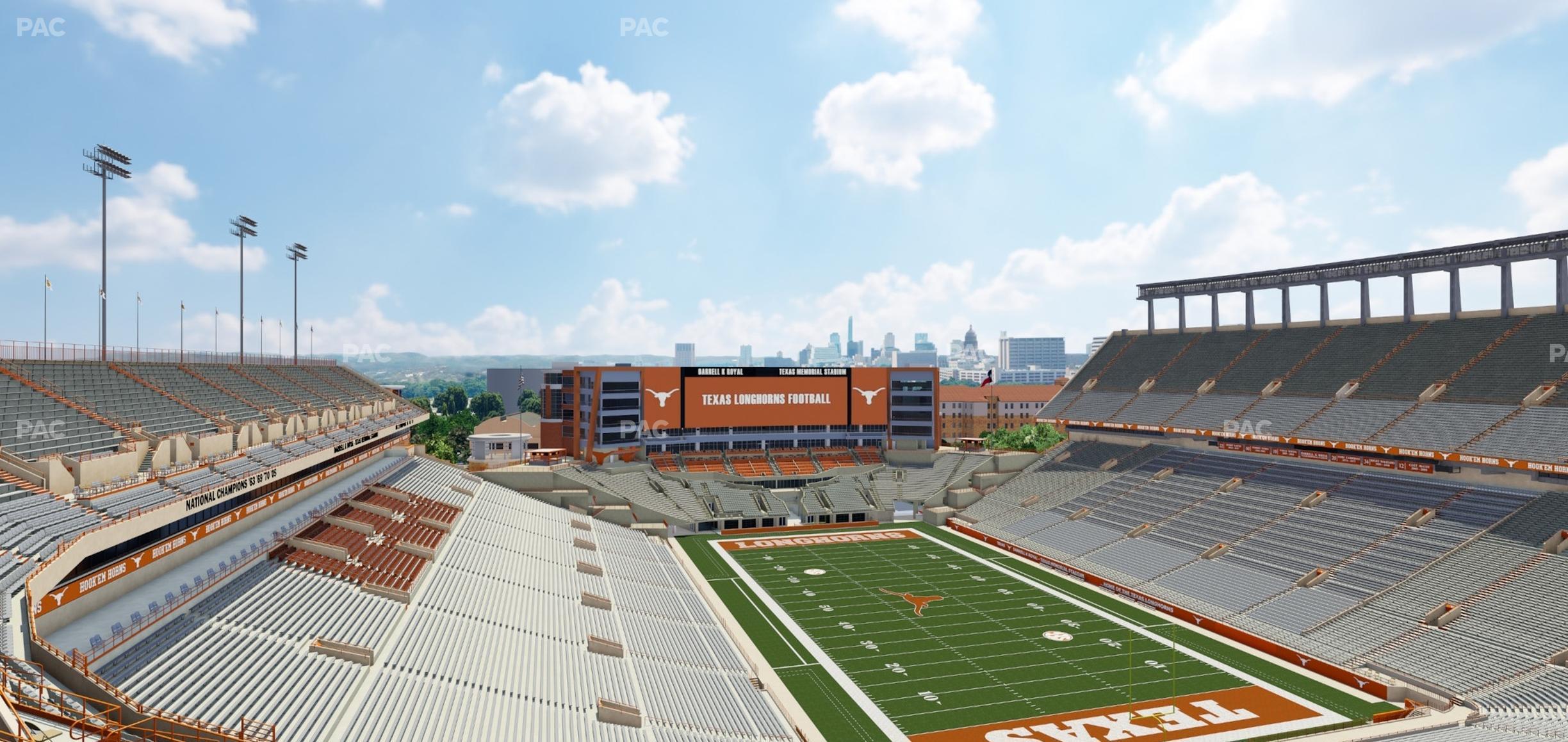 Seating view for Darrell K Royal - Texas Memorial Stadium Section 119