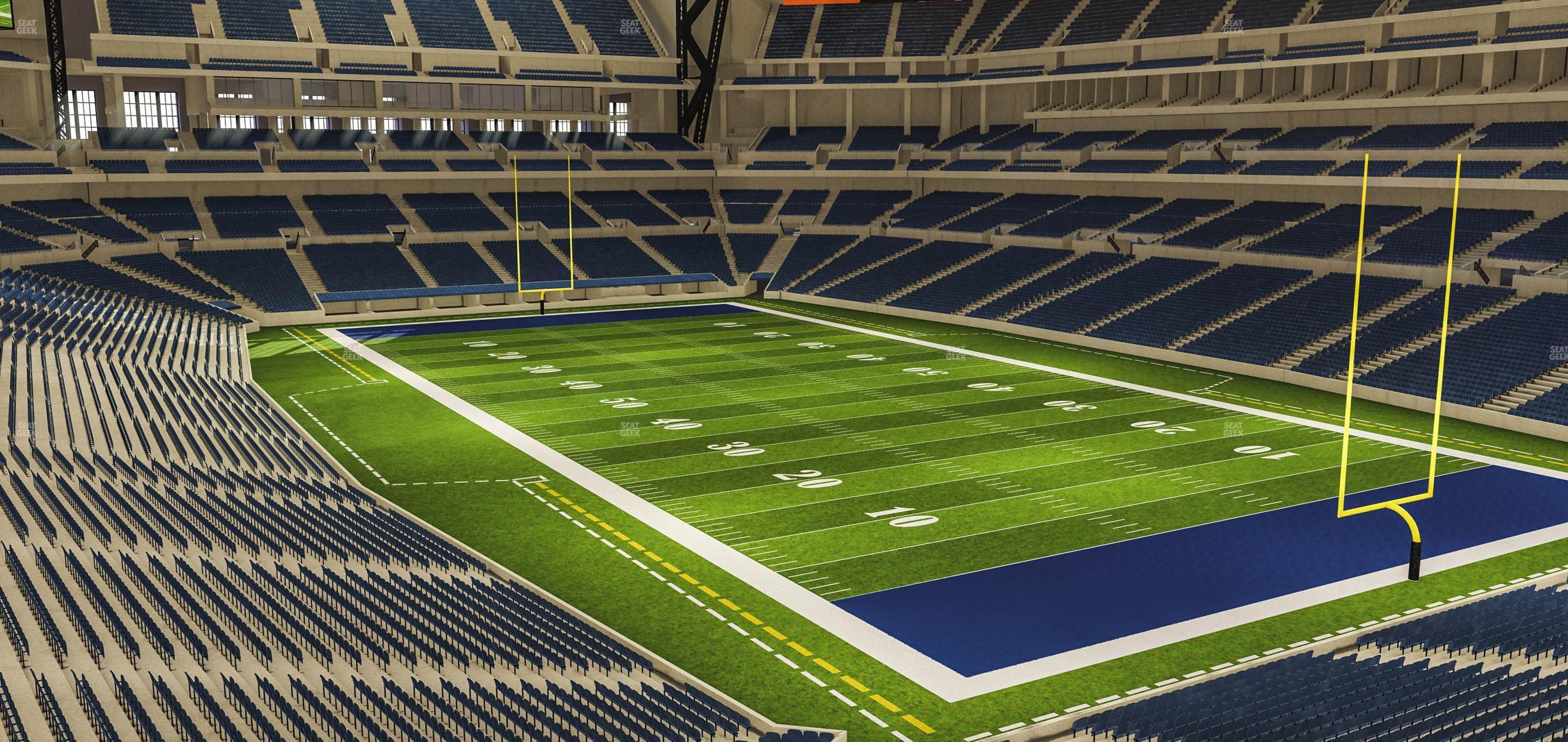 Seating view for Lucas Oil Stadium Section 304