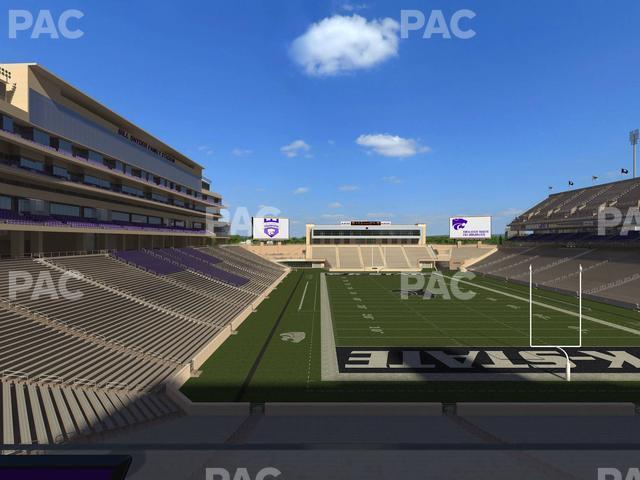 Seating view for Bill Snyder Family Stadium Section Loge 100