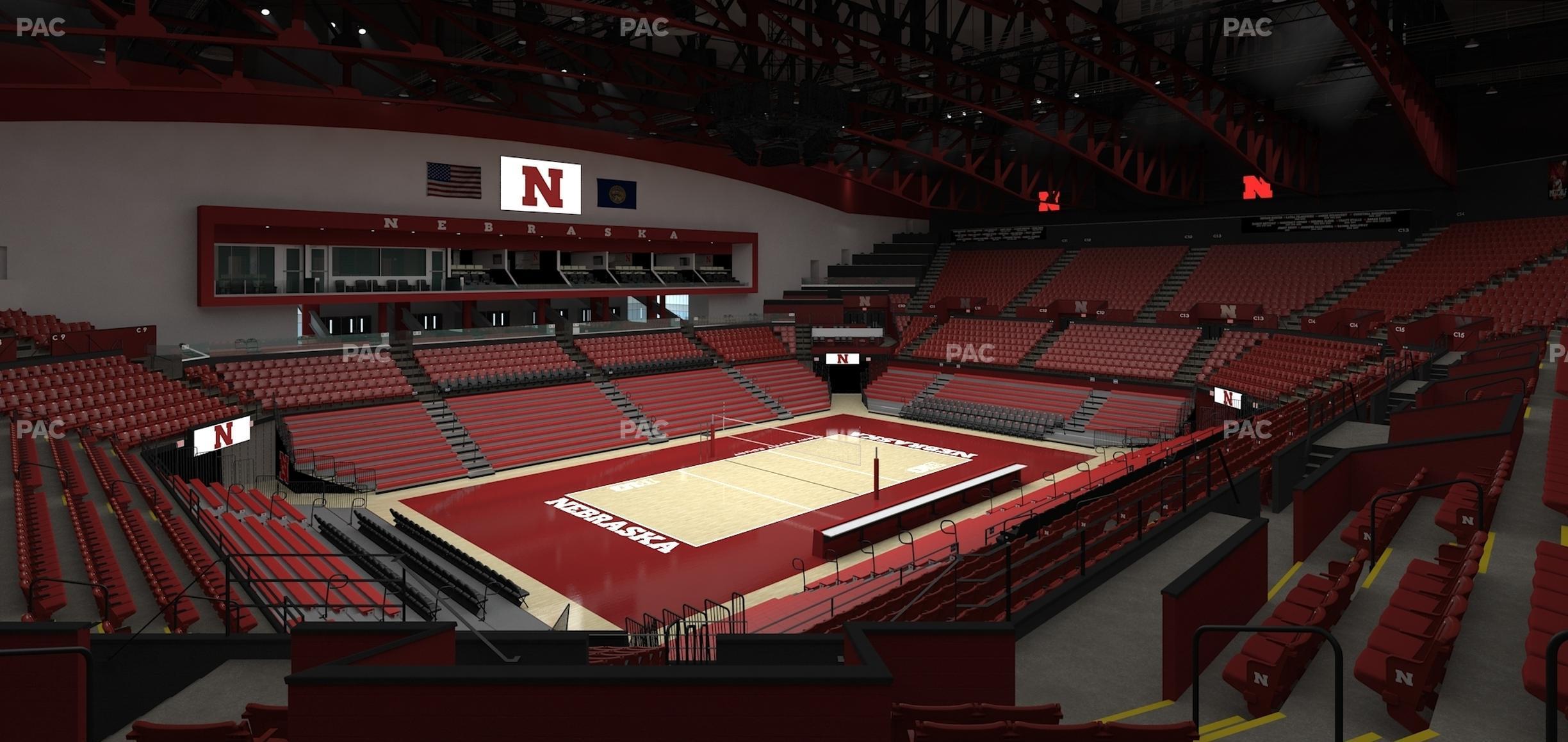 Seating view for Bob Devaney Sports Center Section C 3