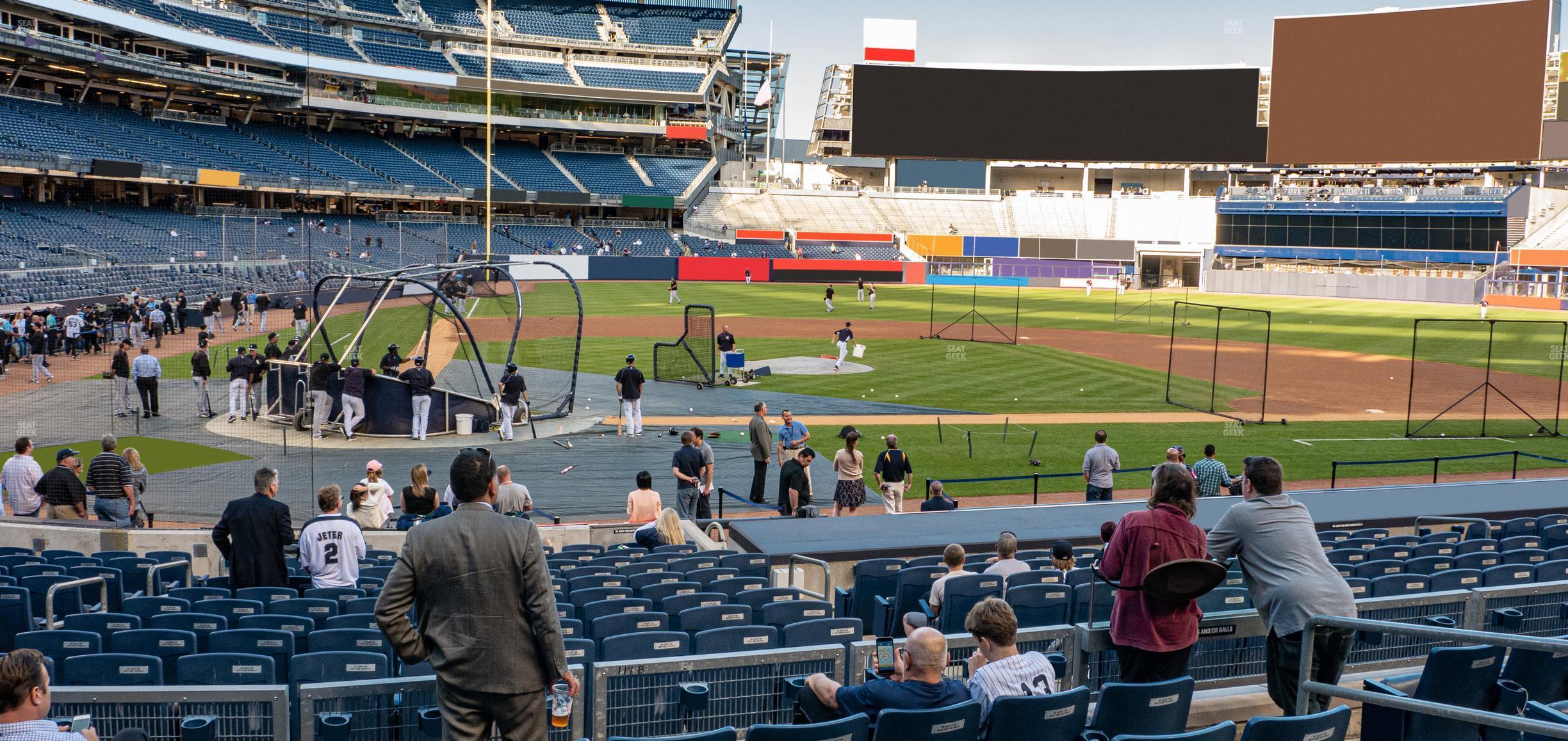 Seating view for Yankee Stadium Section Field Mvp 117 B