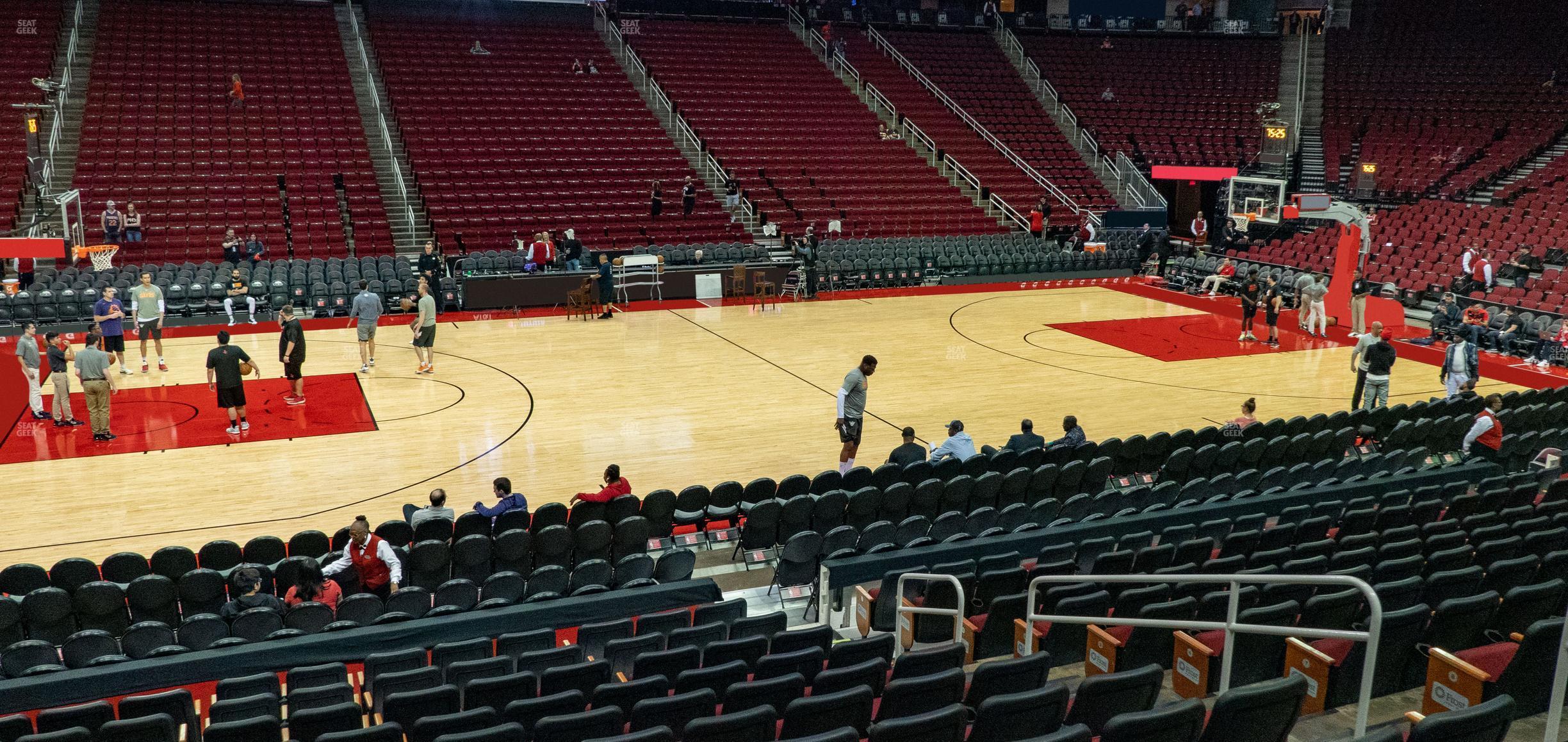 Seating view for Toyota Center Section C 108