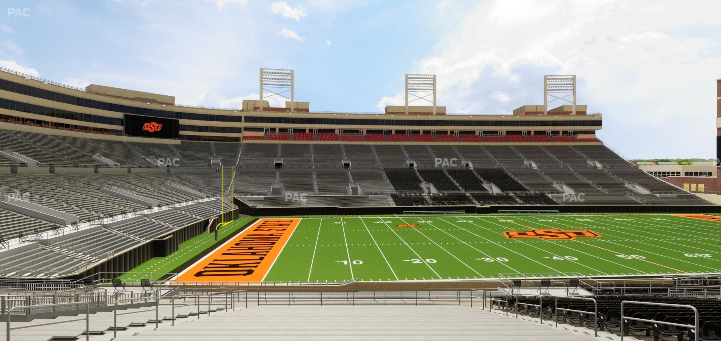 Seating view for Boone Pickens Stadium Section 110