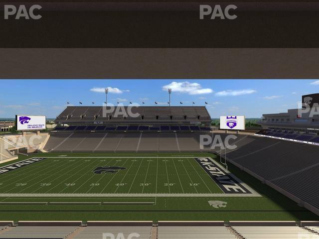 Seating view for Bill Snyder Family Stadium Section Loge 325